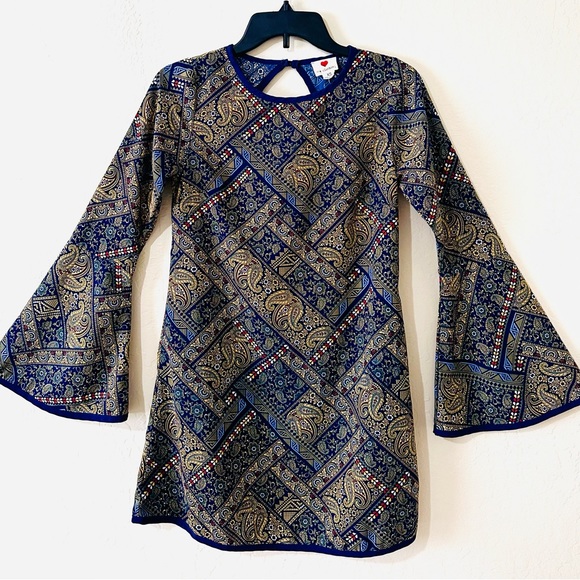 Long sleeve mini dress - Picture 1 of 4